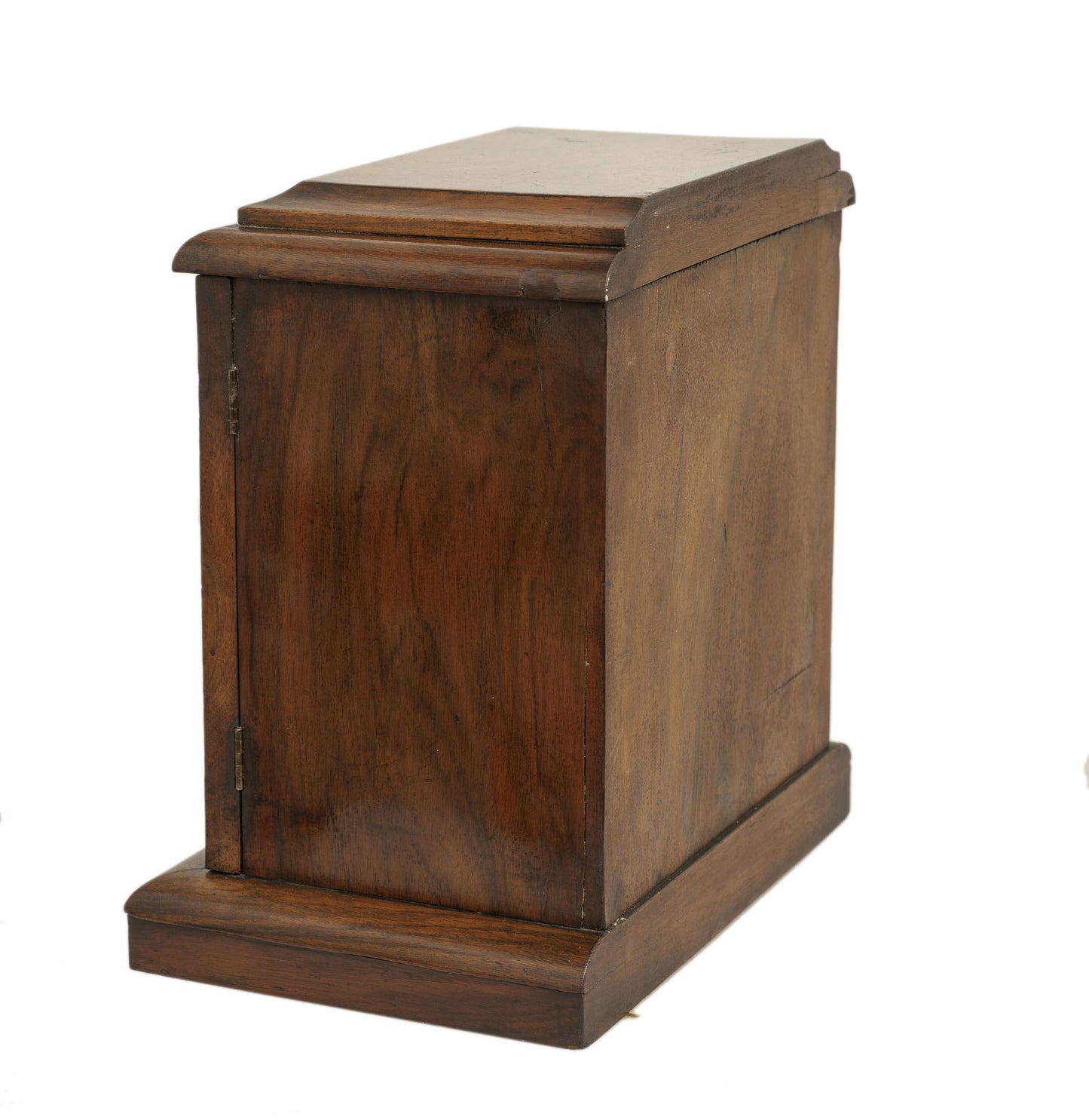 Antique Victorian Burr & Figured Walnut Table Top Miniature Cabinet with Drawers (2987)