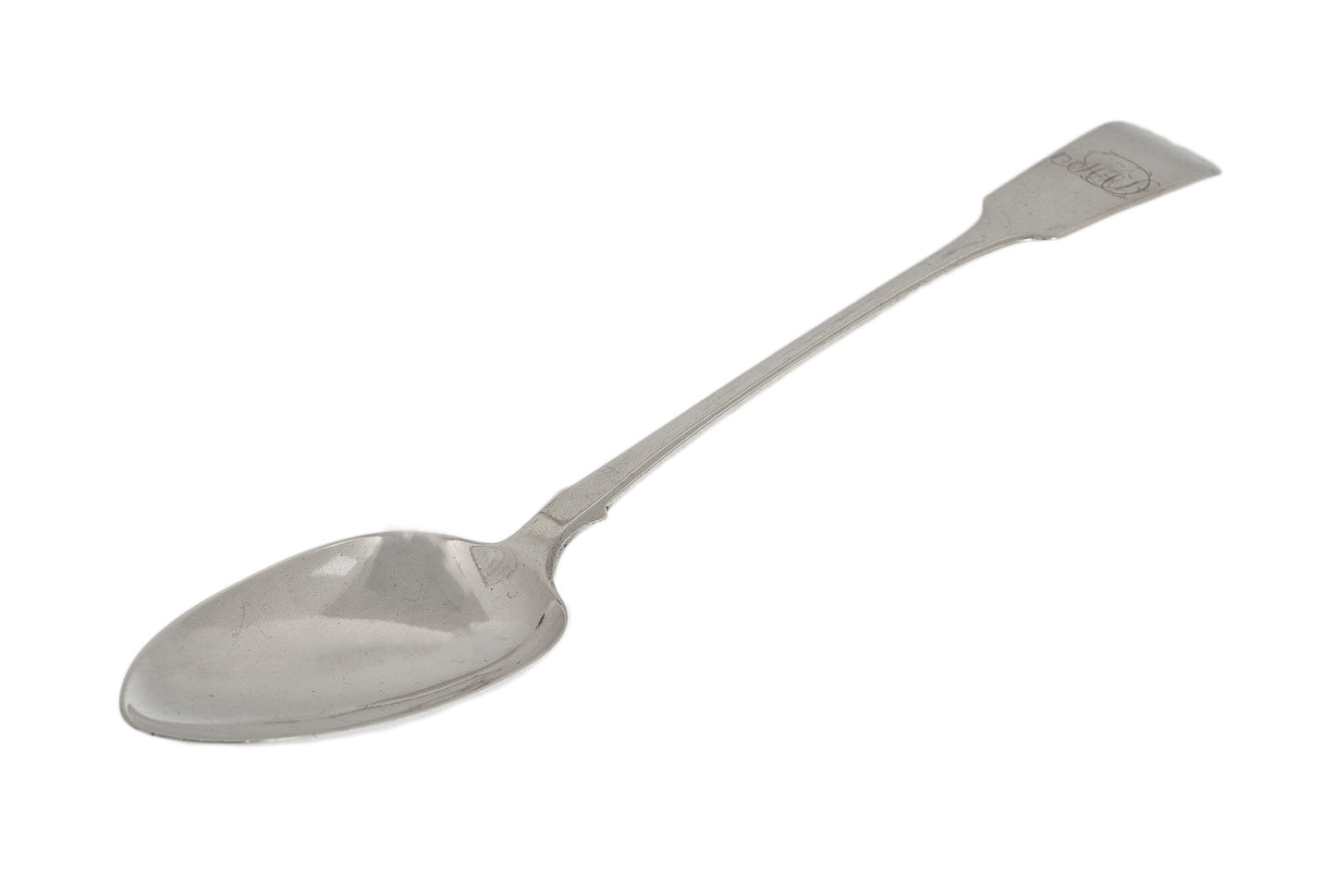 Antique Georgian Fiddle Pattern Basting Spoon in Sterling Silver, London 1828 (3040)