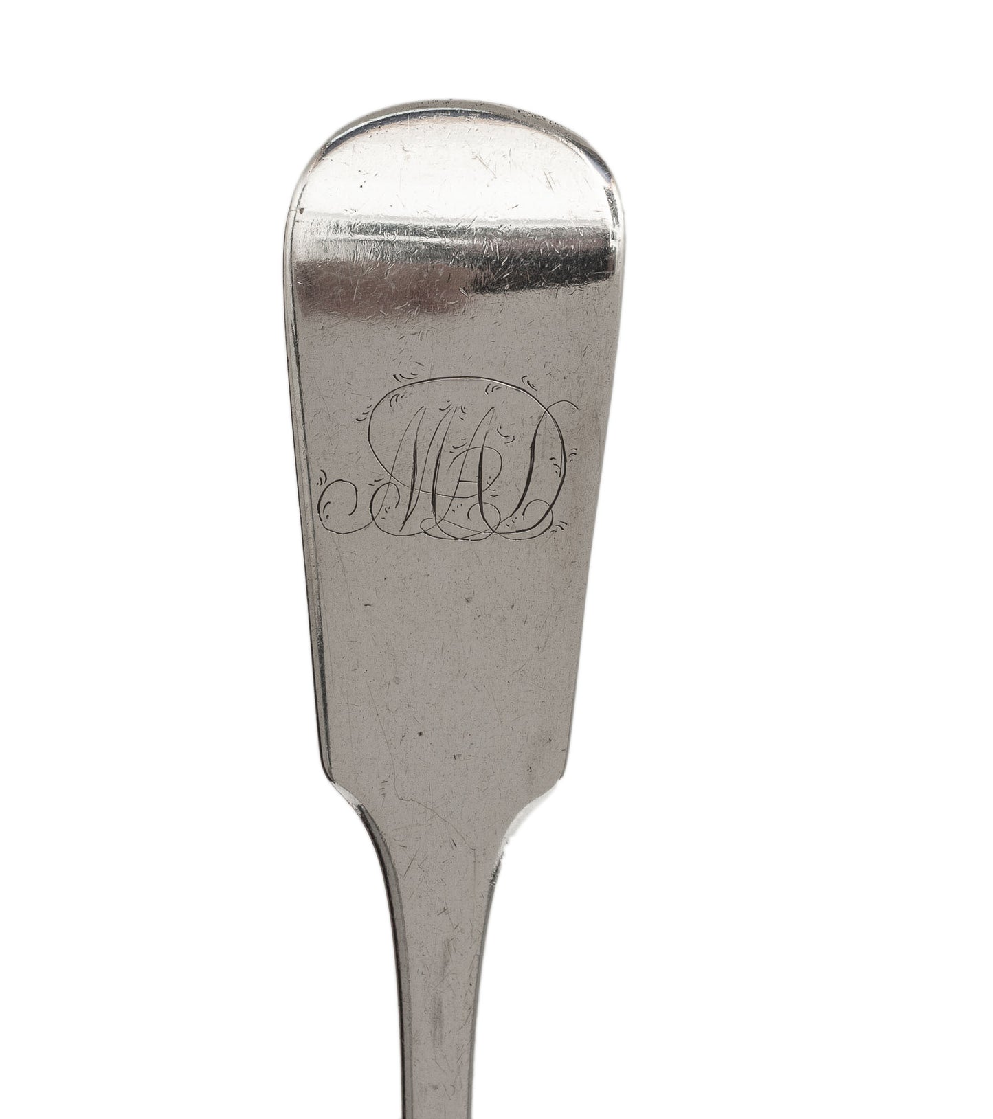 Antique Georgian Fiddle Pattern Basting Spoon in Sterling Silver, London 1828 (3040)