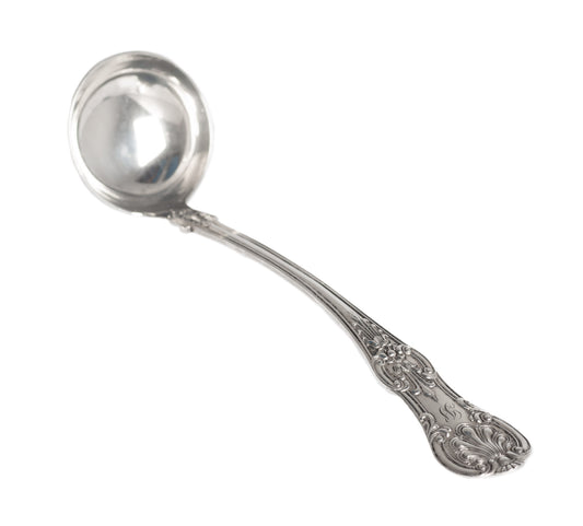 Glasgow Silver Ladle Kings Pattern Handle Scottish Provincial Sterling Victorian (3065)