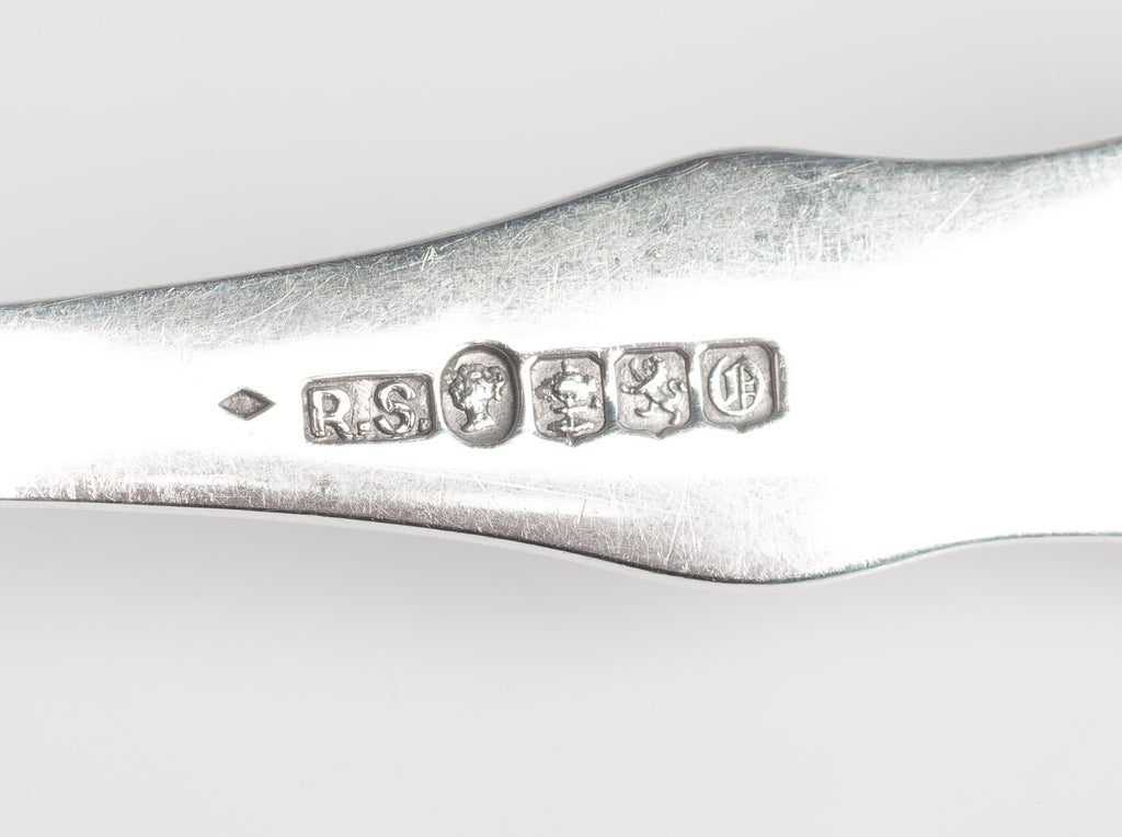 Glasgow Silver Ladle Kings Pattern Handle Scottish Provincial Sterling Victorian (3065)