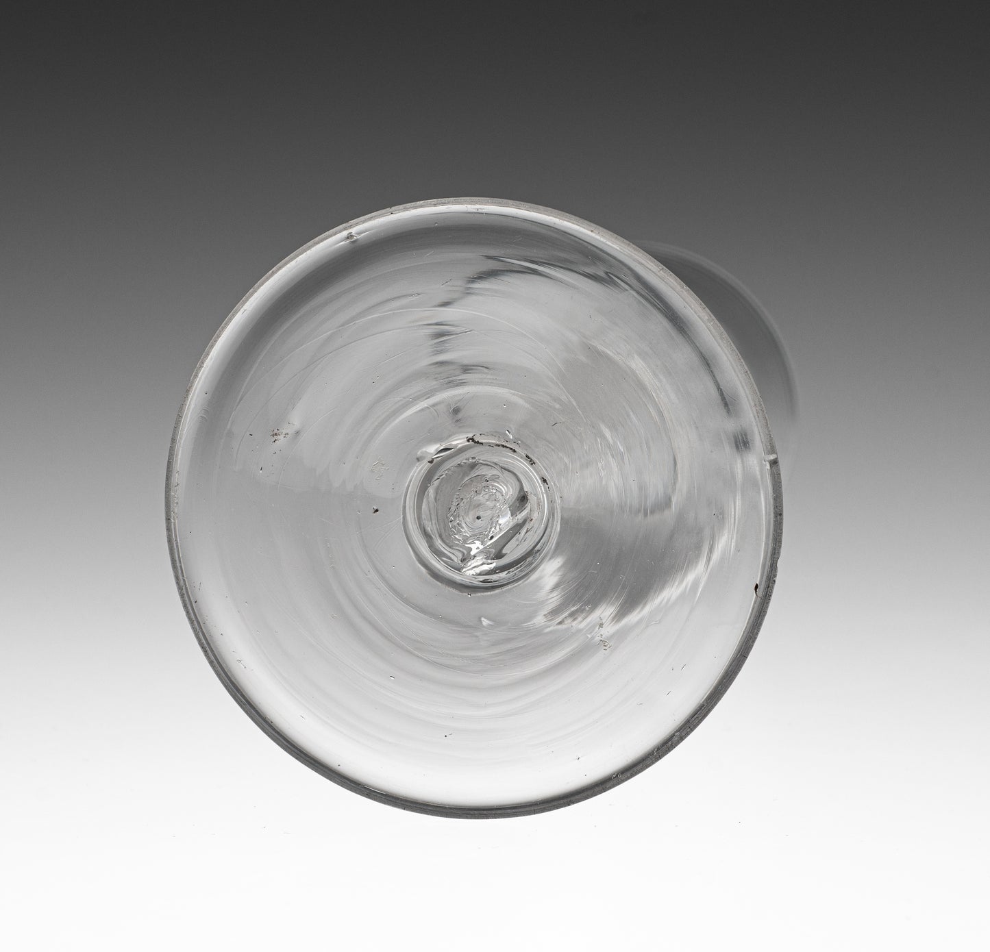 A Georgian Antique Double Series Opaque Twist Wine Glass with Ogee Bowl (Code 9343)