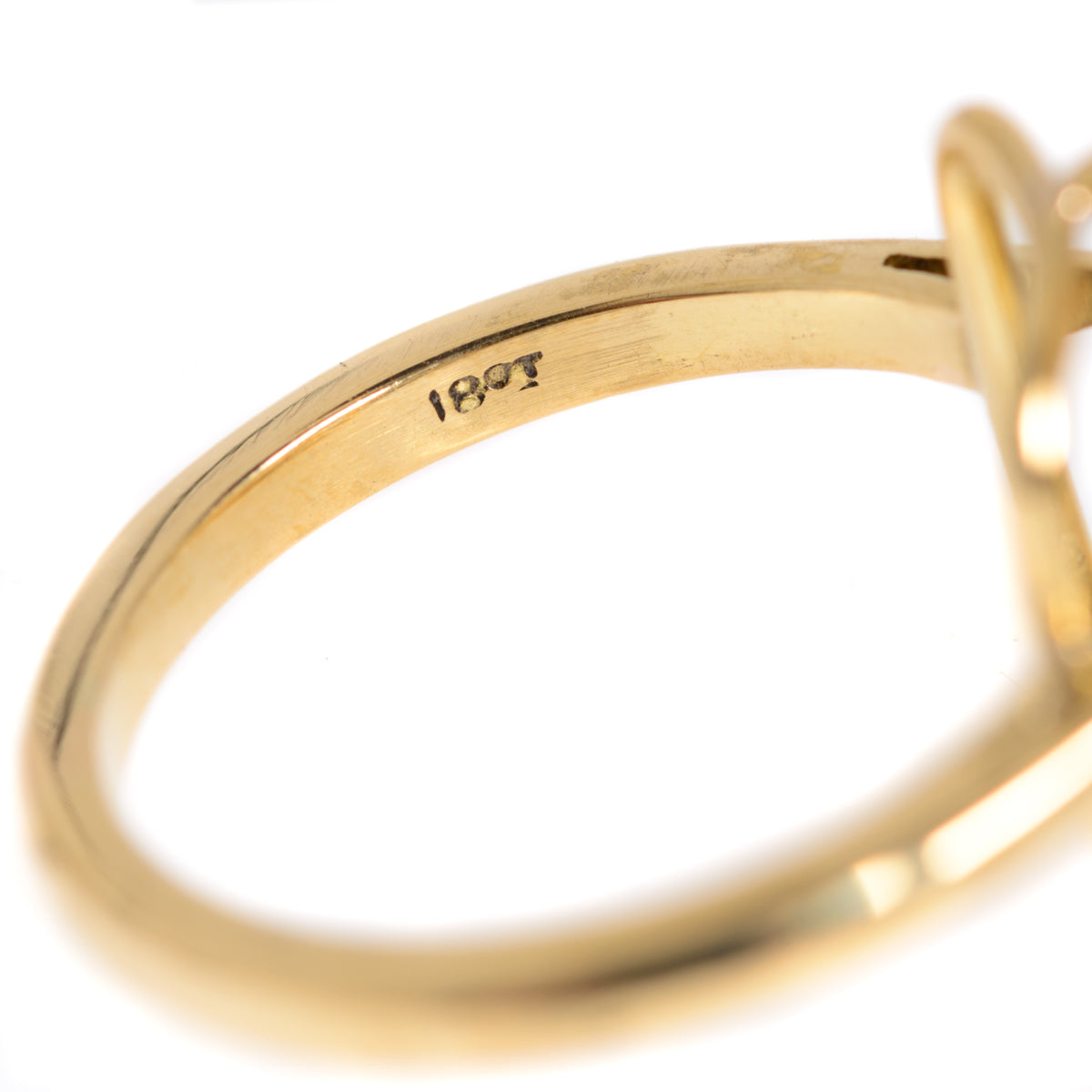Antique 18ct Gold Split Pearl & Enamel Ladies Mourning Ring c.1900 (A1248)