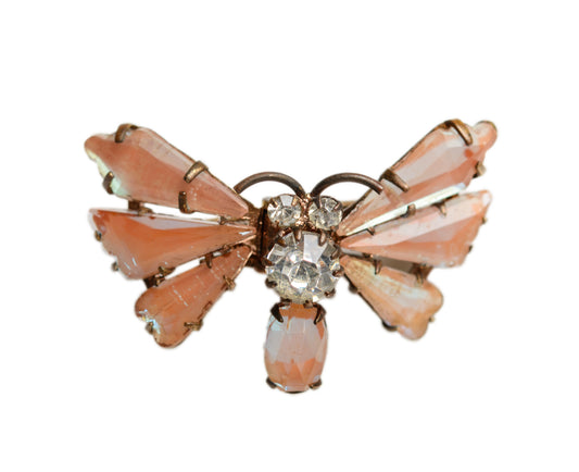 Antique Saphiret Brooch/Pin Butterfly Design Victorian 19th Century (A1351)