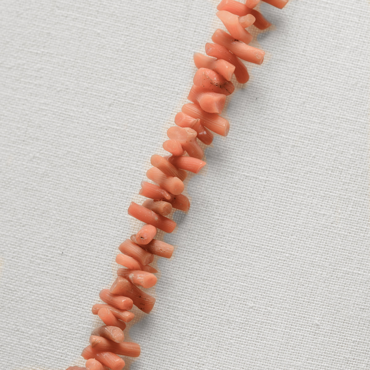 Vintage Natural Red Mediterranean Coral Branch Necklace (Code A868)